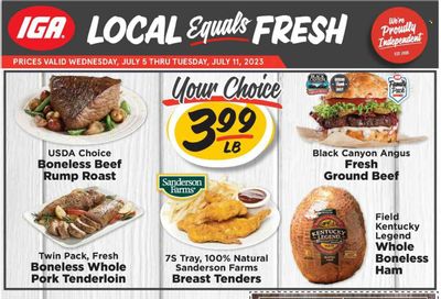 IGA (IL) Weekly Ad Flyer Specials July 5 to July 11, 2023