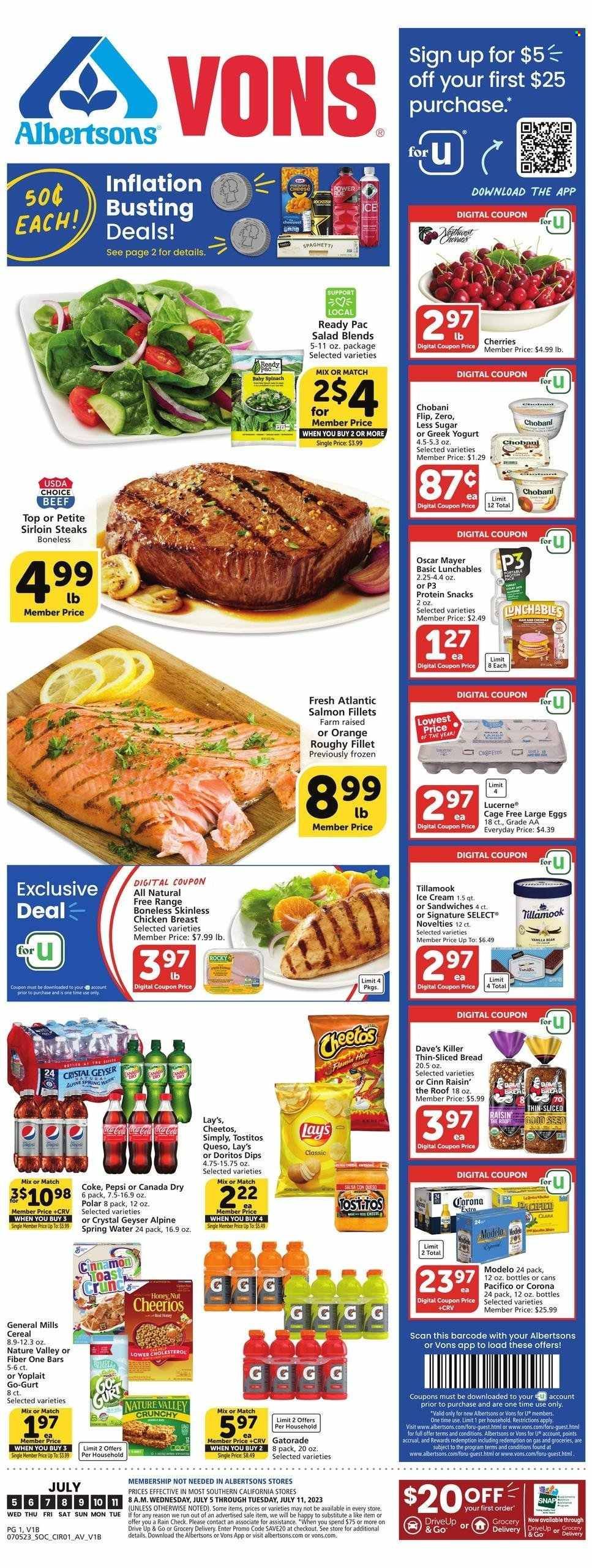 Vons (CA) Weekly Ad Flyer Specials July 5 to July 11, 2023