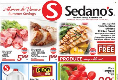 Sedano's (FL) Weekly Ad Flyer Specials July 5 to July 11, 2023