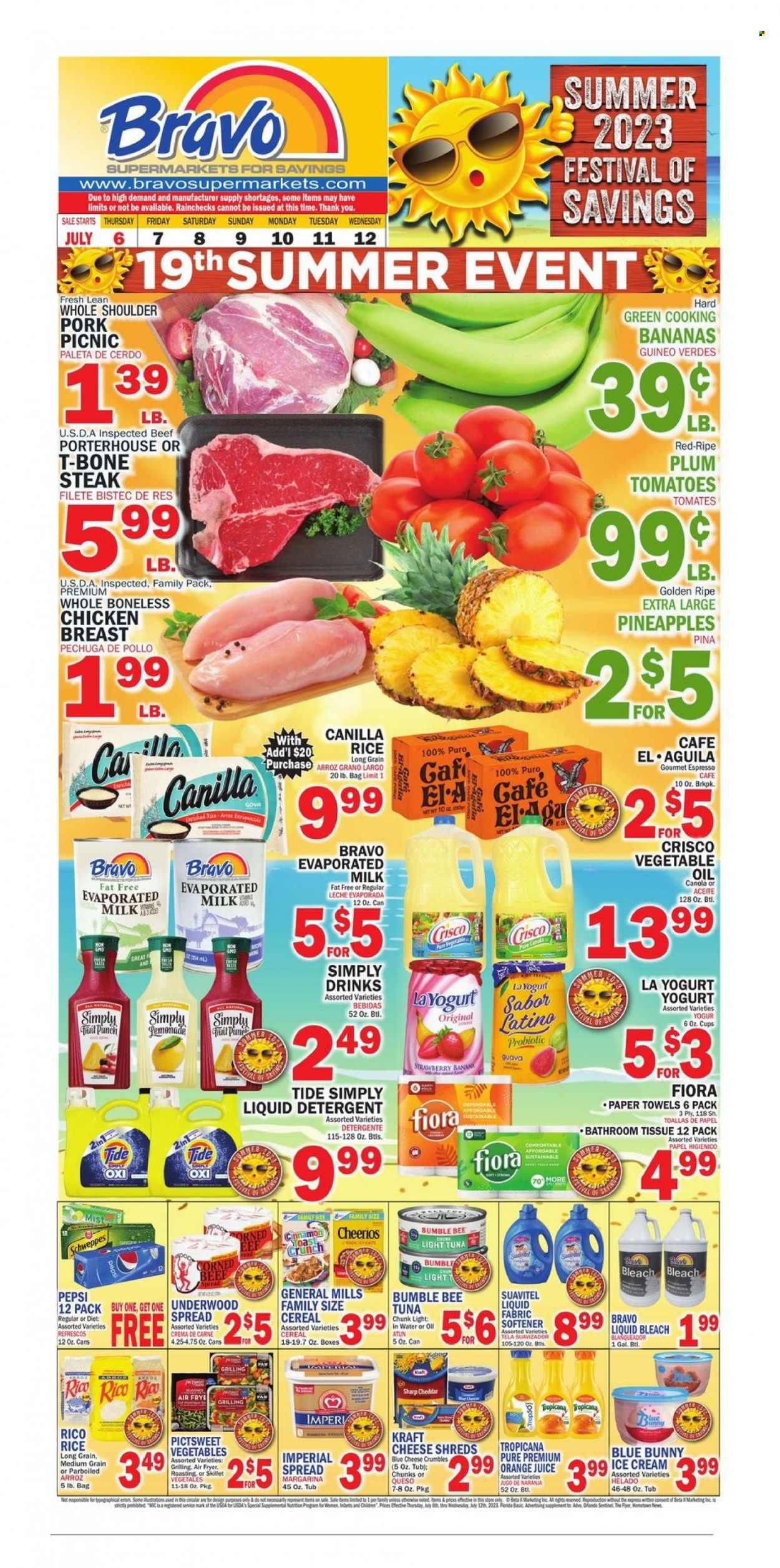Bravo Supermarkets (CT, FL, MA, NJ, NY, PA) Weekly Ad Flyer Specials July 6 to July 12, 2023