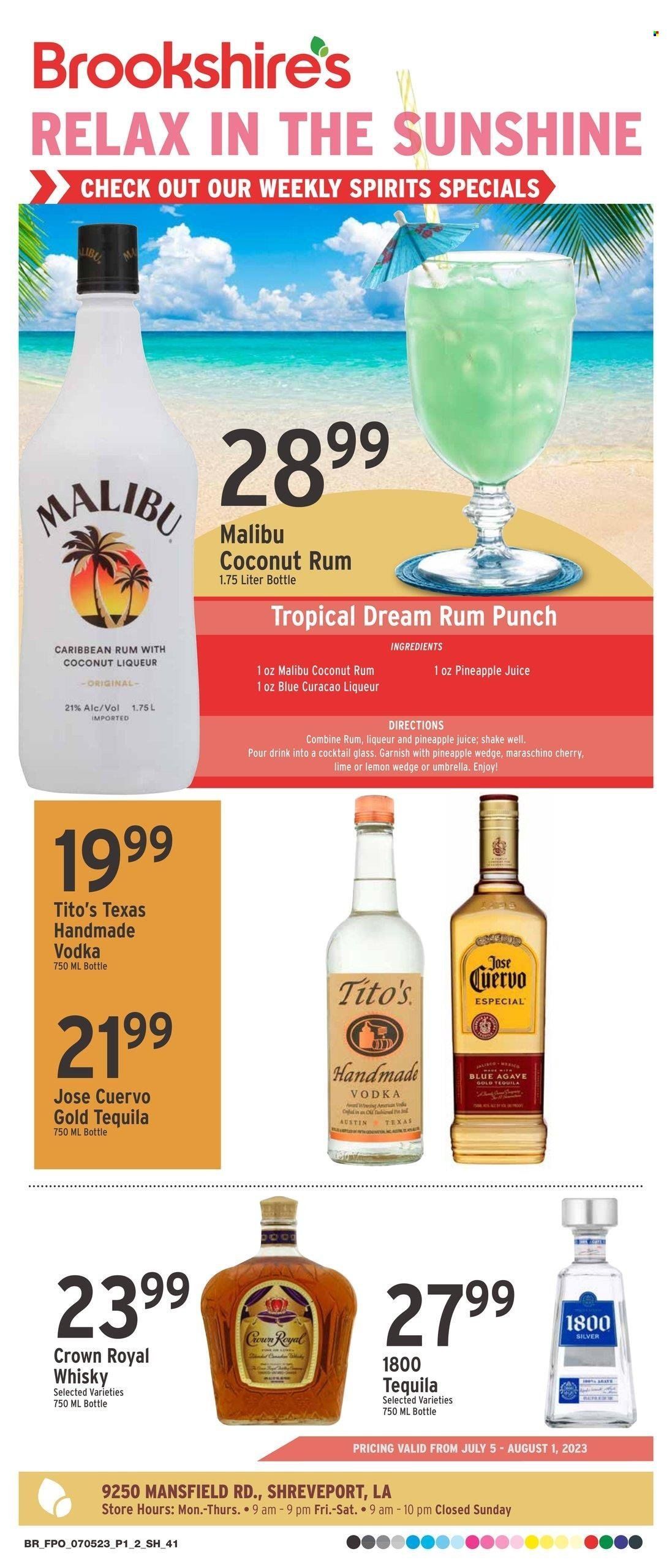 Brookshires (LA) Weekly Ad Flyer Specials July 5 to August 1, 2023
