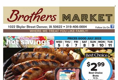 Brothers Market (IA, KS, MO) Weekly Ad Flyer Specials July 5 to July 11, 2023