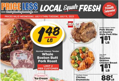 Price Less Foods Weekly Ad Flyer Specials July 5 to July 11, 2023