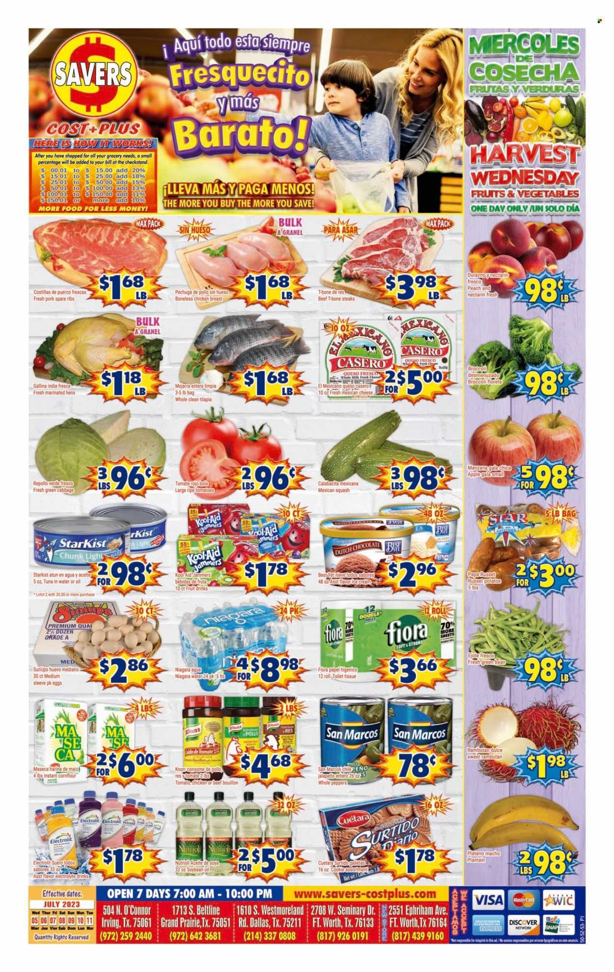 Savers Cost Plus (TX) Weekly Ad Flyer Specials July 5 to July 11, 2023