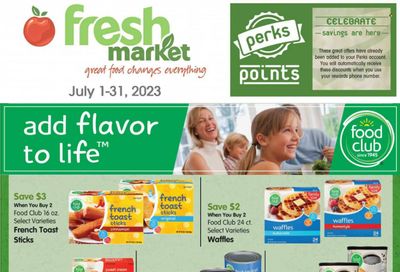 Fresh Market (UT) Weekly Ad Flyer Specials July 1 to July 31, 2023