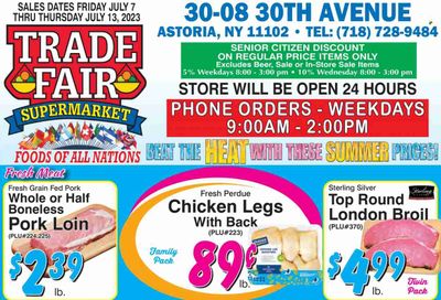 Trade Fair Supermarket (NY) Weekly Ad Flyer Specials July 7 to July 13, 2023