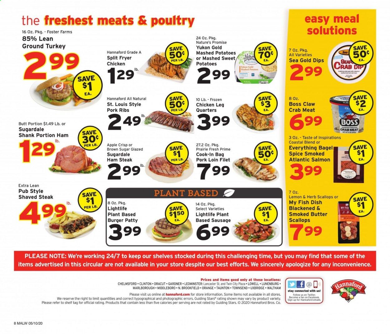 Hannaford Weekly Ad & Flyer May 10 to 16