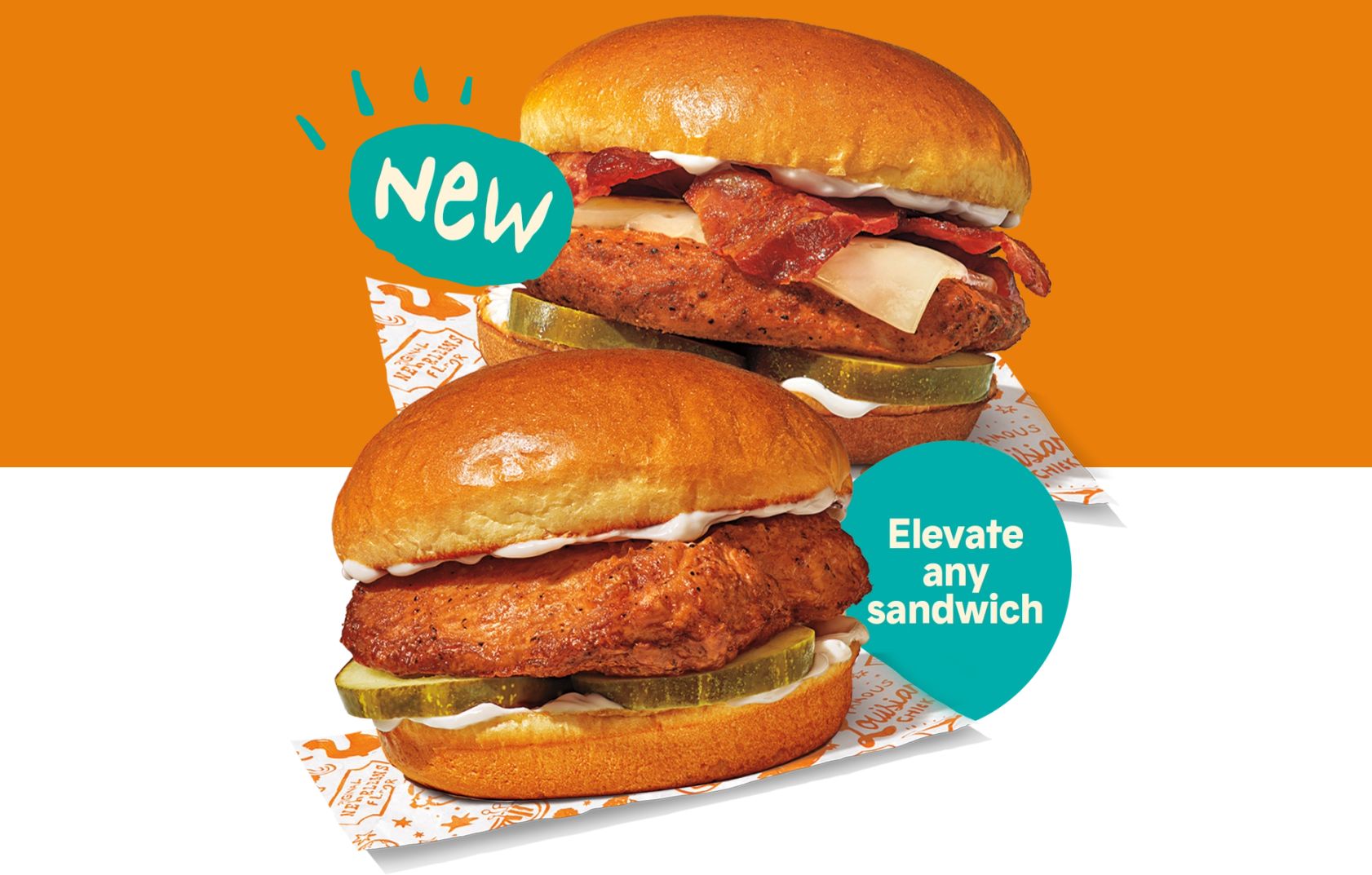 Upgrade Your Popeyes Chicken Sandwich with Cheese and Bacon for Only $1.50 Upgrade Your Popeyes Chicken Sandwich with Cheese and Bacon for Only $1.50