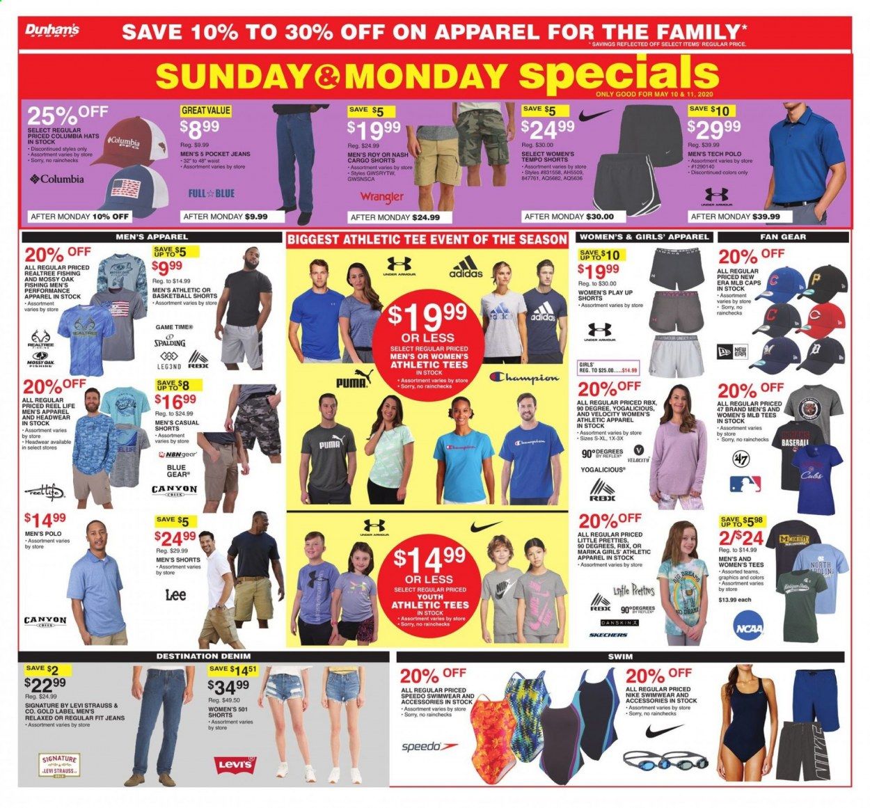 Dunham's Sports Weekly Ad & Flyer May 9 to 14