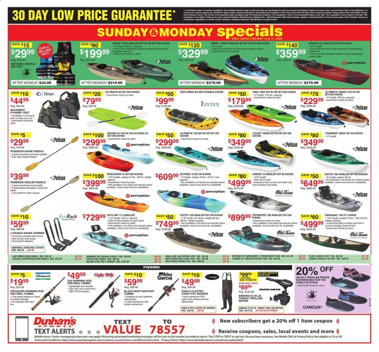 Dunham's Sports Weekly Ad & Flyer May 9 to 14