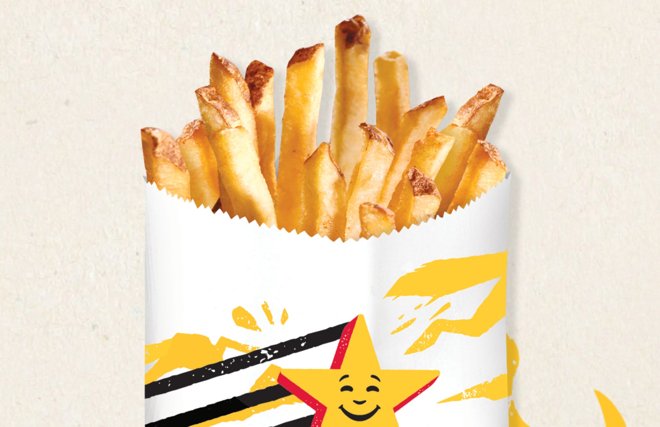 Enjoy Free Fries with Purchase During 2023 When You Buy Fries In-app on July 13 at Carl’s Jr.: A Rewards Exclusive Enjoy Free Fries with Purchase During 2023 When You Buy Fries In-app on July 13 at Carl’s Jr.: A Rewards Exclusive