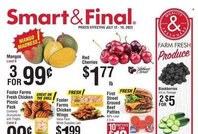 Smart & Final (CA) Weekly Ad Flyer Specials July 12 to July 18, 2023