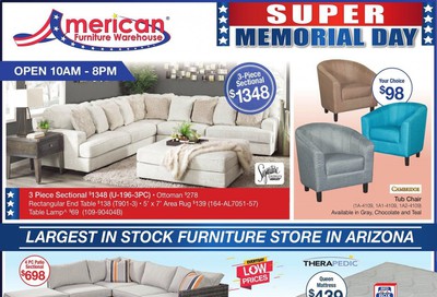 American Furniture Warehouse Weekly Ad & Flyer May 10 to 24
