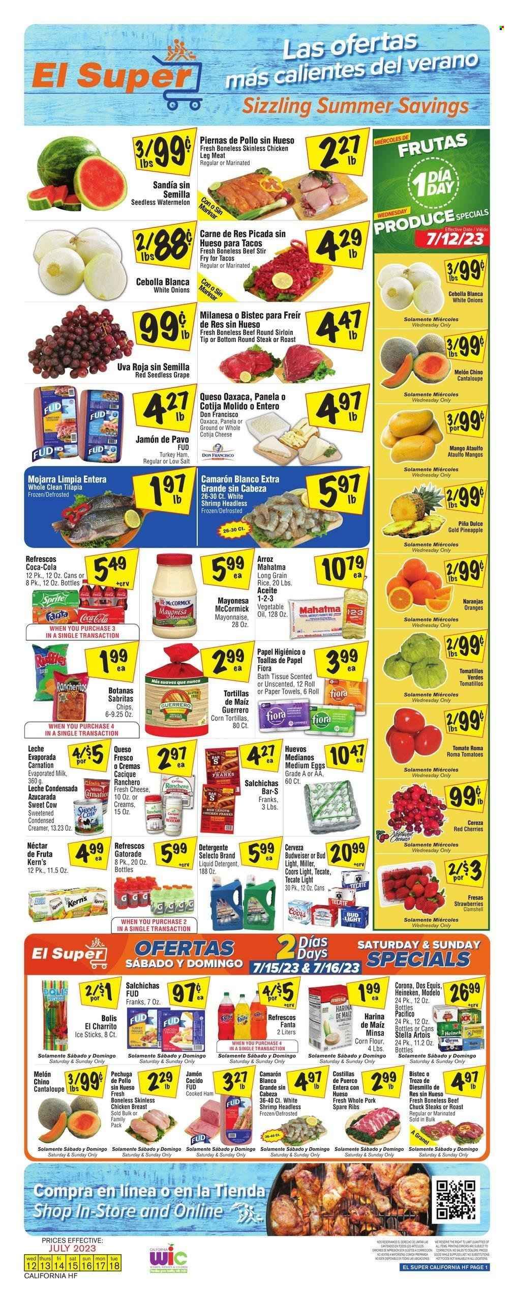 El Super (CA) Weekly Ad Flyer Specials July 12 to July 25, 2023