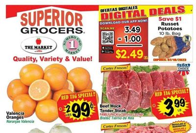 Superior Grocers (CA) Weekly Ad Flyer Specials July 12 to July 18, 2023