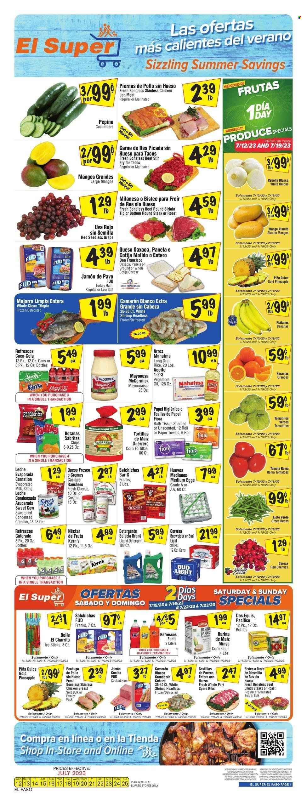 El Super (TX) Weekly Ad Flyer Specials July 12 to July 25, 2023