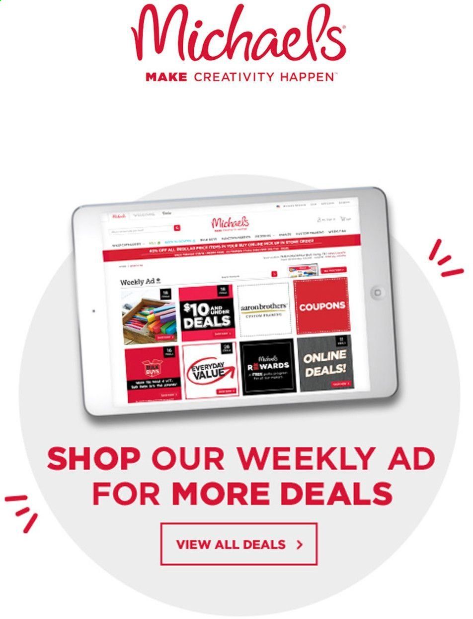 Michaels Weekly Ad & Flyer May 10 to 16
