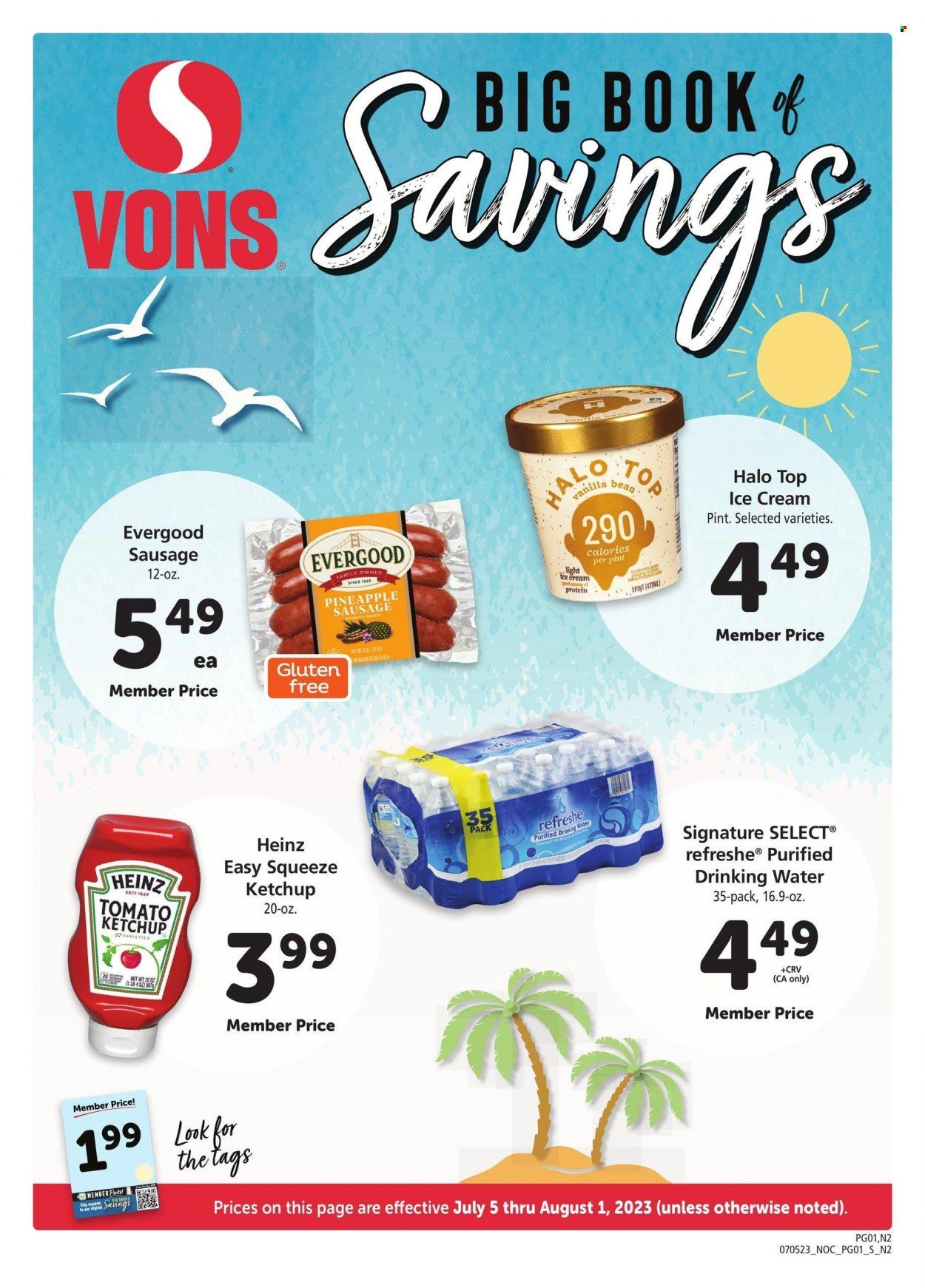 Vons (CA) Weekly Ad Flyer Specials July 5 to August 1, 2023