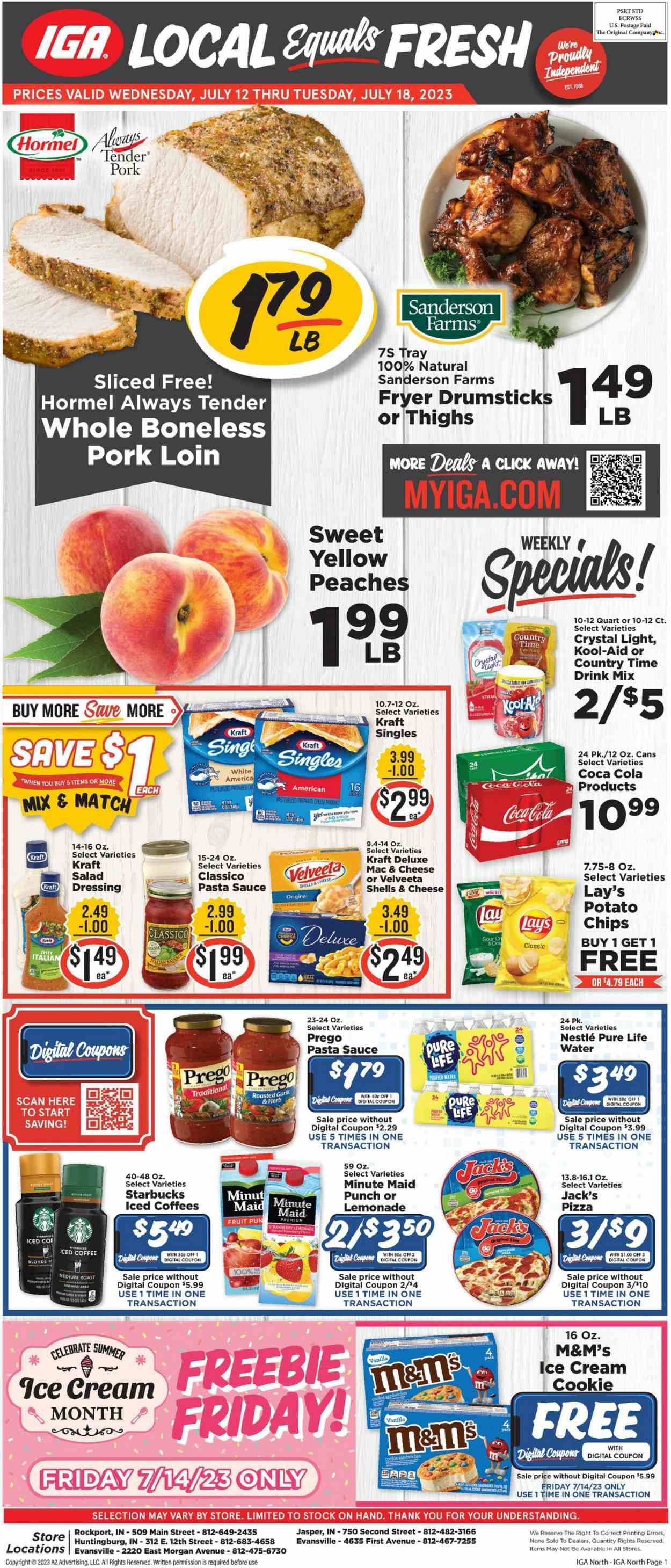 IGA (IN) Weekly Ad Flyer Specials July 12 to July 18, 2023