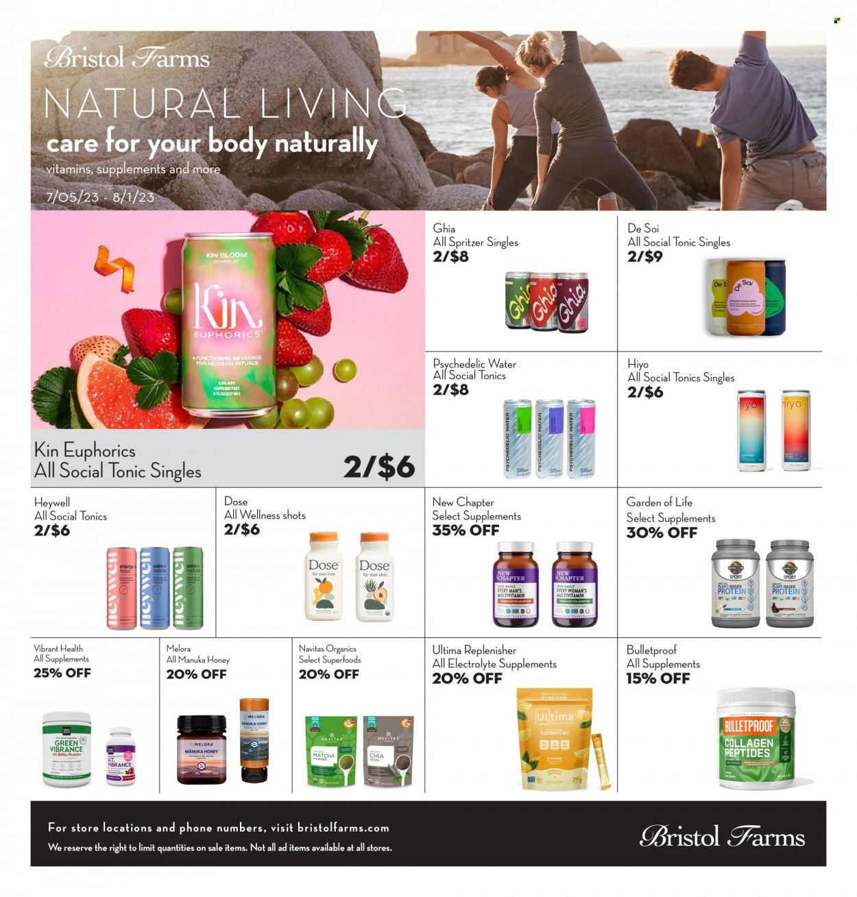 Bristol Farms (CA) Weekly Ad Flyer Specials July 5 to August 1, 2023