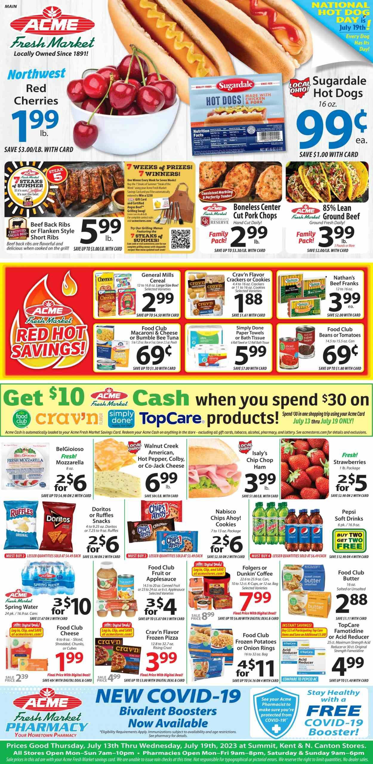 ACME Fresh Market (OH) Weekly Ad Flyer Specials July 13 to July 19, 2023