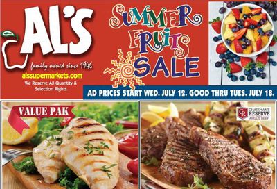 Al's Supermarket (IN) Weekly Ad Flyer Specials July 12 to July 18, 2023