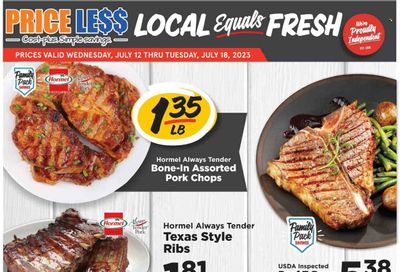 Price Less Foods Weekly Ad Flyer Specials July 12 to July 18, 2023