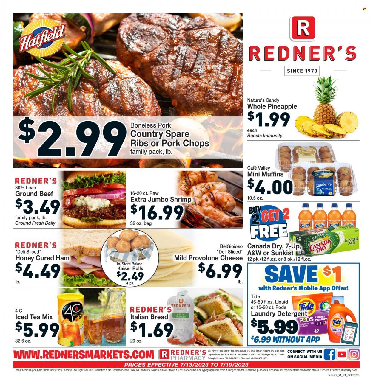 Redner's Markets (DE, MD, PA) Weekly Ad Flyer Specials July 13 to July 19, 2023