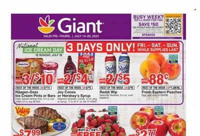 Giant Food (DE, MD, VA) Weekly Ad Flyer Specials July 14 to July 20, 2023
