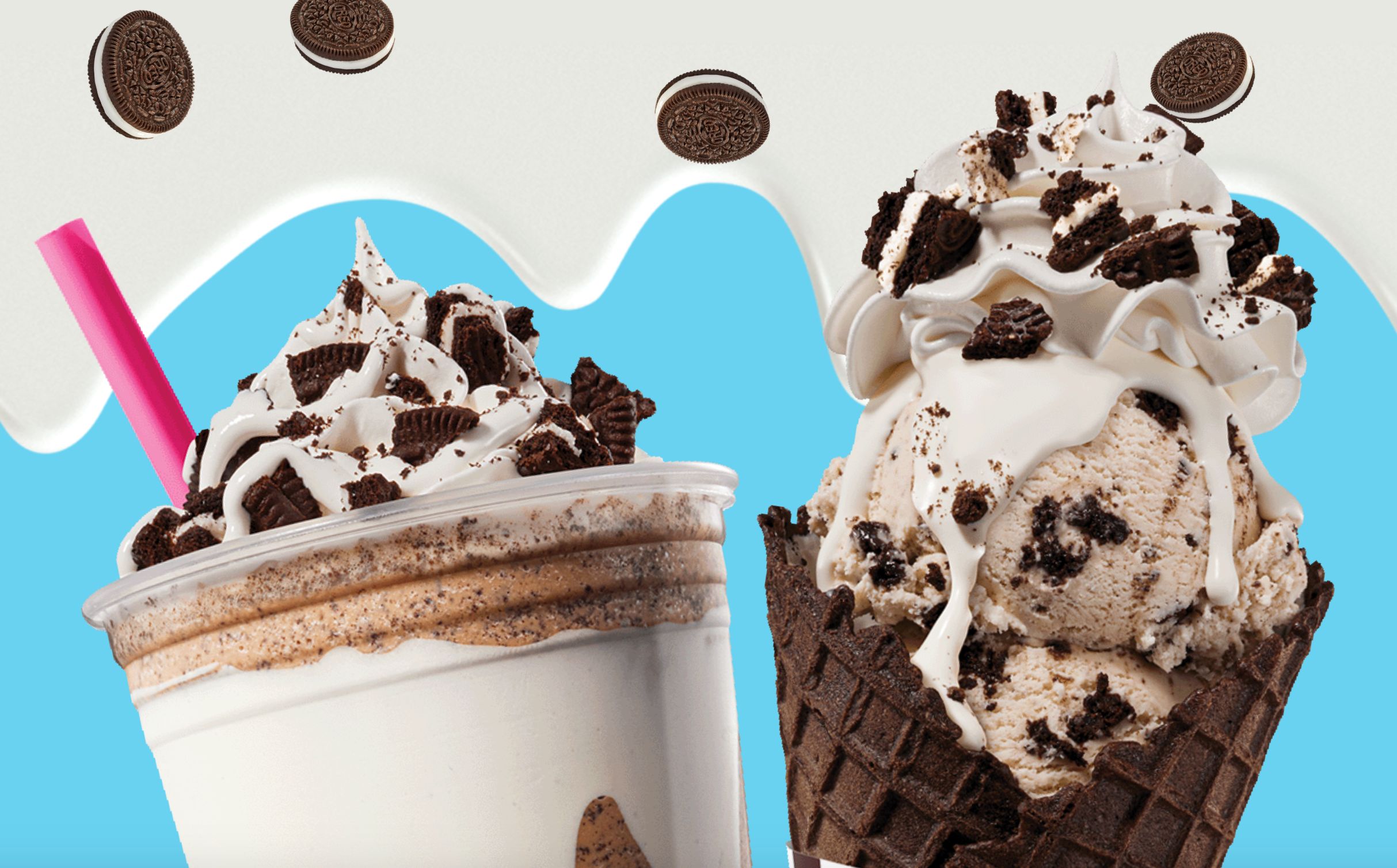 Baskin-Robbins Debuts their Oreo Mega Stuf Cappuccino Blast and Oreo Mega Stuf Cone Baskin-Robbins Debuts their Oreo Mega Stuf Cappuccino Blast and Oreo Mega Stuf Cone