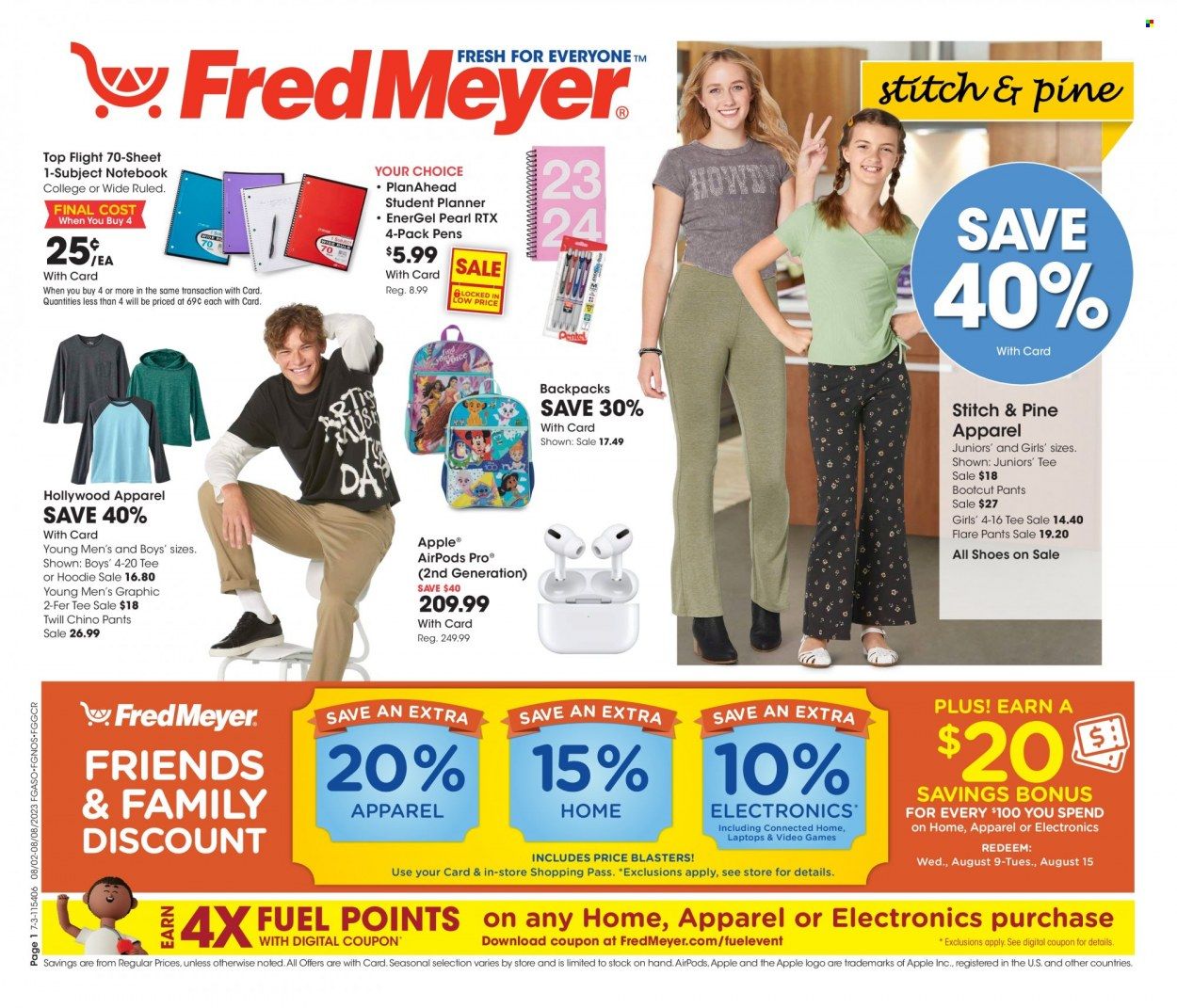 Fred Meyer (OR, WA) Weekly Ad Flyer Specials August 2 to August 8, 2023