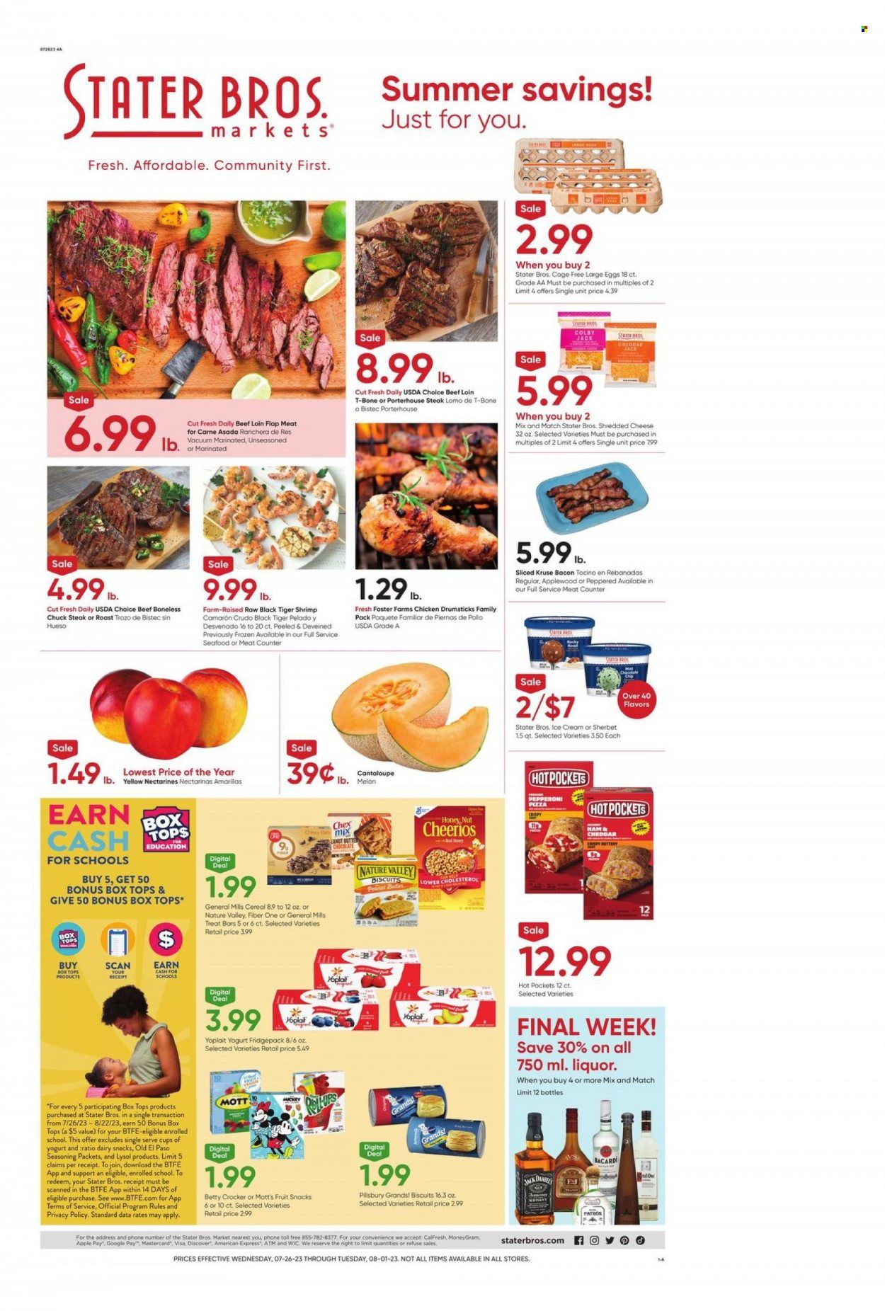 Stater Bros. (CA) Weekly Ad Flyer Specials July 26 to August 1, 2023