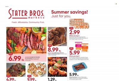 Stater Bros. (CA) Weekly Ad Flyer Specials July 26 to August 1, 2023