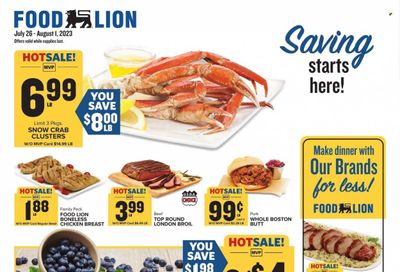 Food Lion (MD) Weekly Ad Flyer Specials July 26 to August 1, 2023