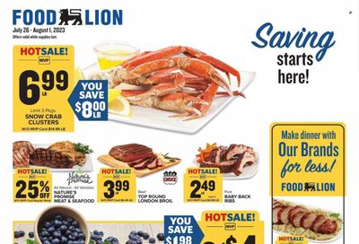 Food Lion (NC) Weekly Ad Flyer Specials July 26 to August 1, 2023
