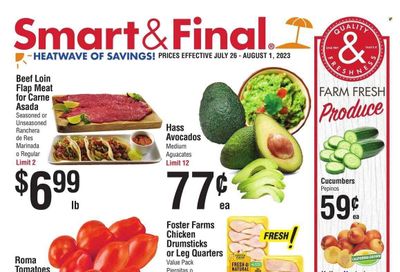 Smart & Final (CA) Weekly Ad Flyer Specials July 26 to August 1, 2023