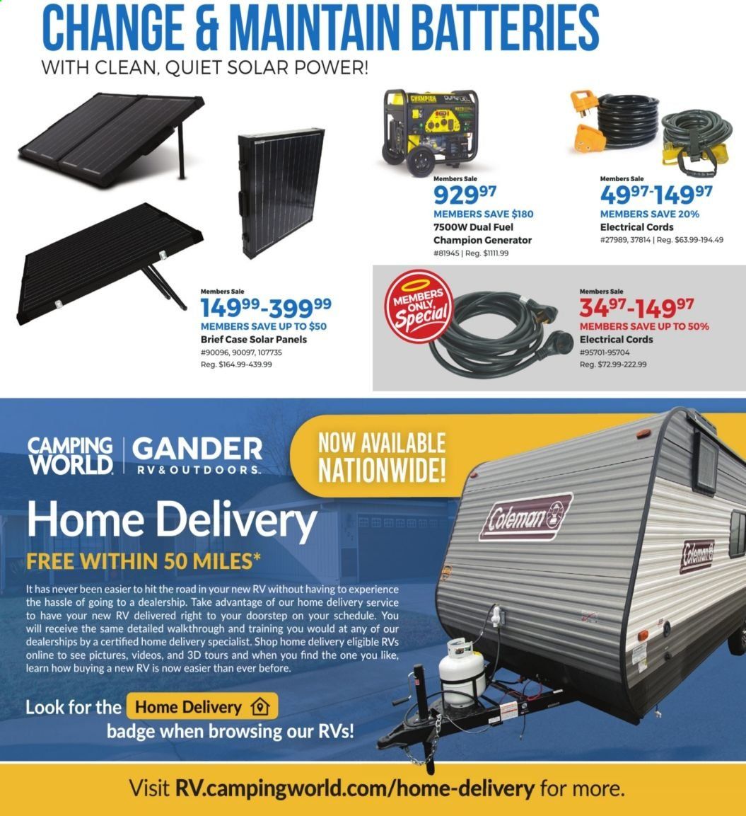 Camping World Weekly Ad & Flyer May 11 to June 7