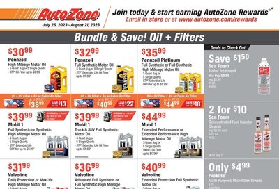 Autozone Weekly Ad Flyer Specials July 25 to August 21, 2023