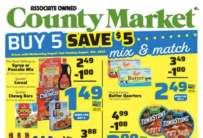 County Market (IL, IN, MO) Weekly Ad Flyer Specials August 2 to August 8, 2023