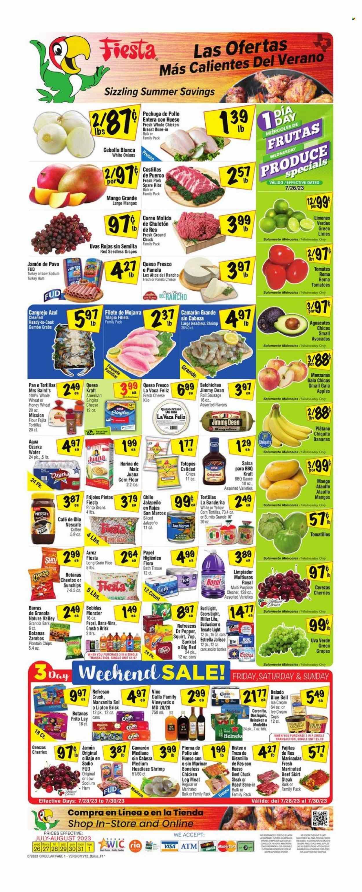 Fiesta Mart (TX) Weekly Ad Flyer Specials July 26 to August 1, 2023