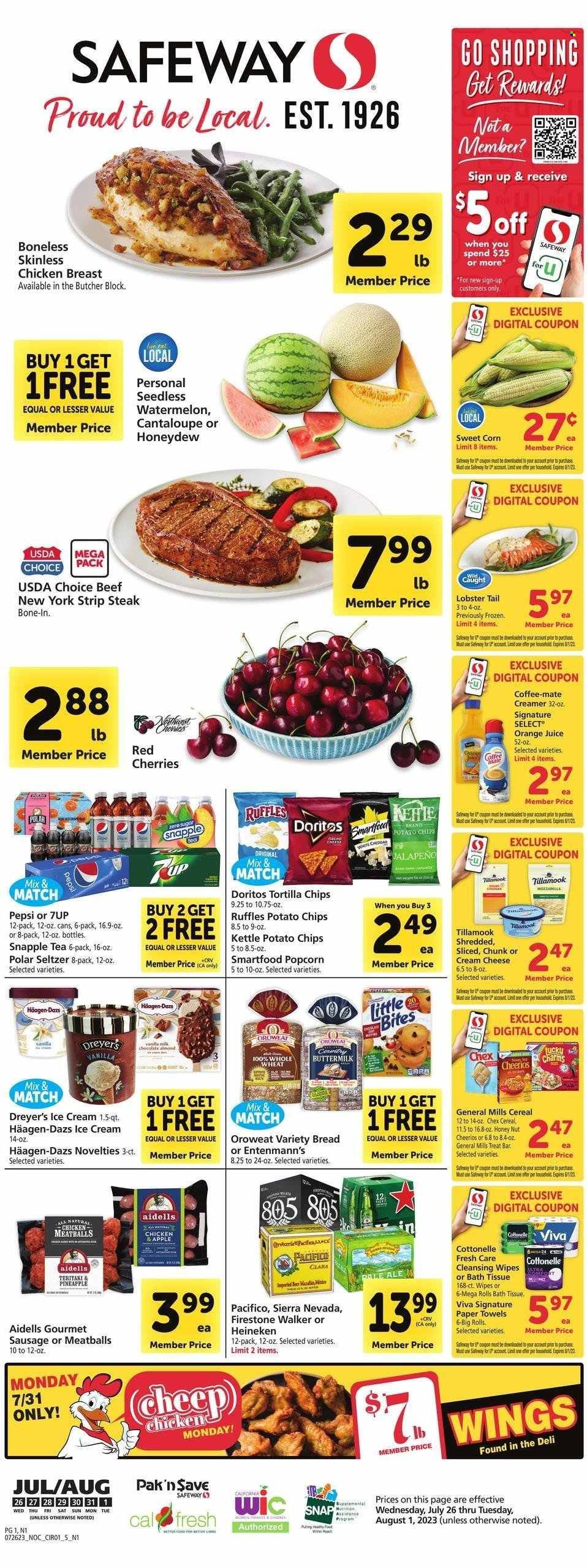 Safeway (CA) Weekly Ad Flyer Specials July 26 to August 1, 2023