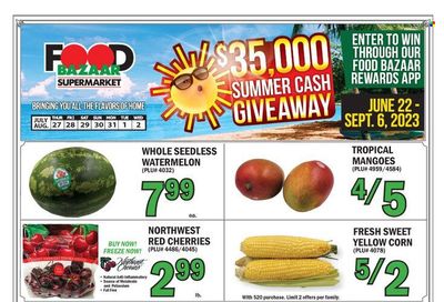 Food Bazaar (CT, NJ, NY) Weekly Ad Flyer Specials July 27 to August 2, 2023