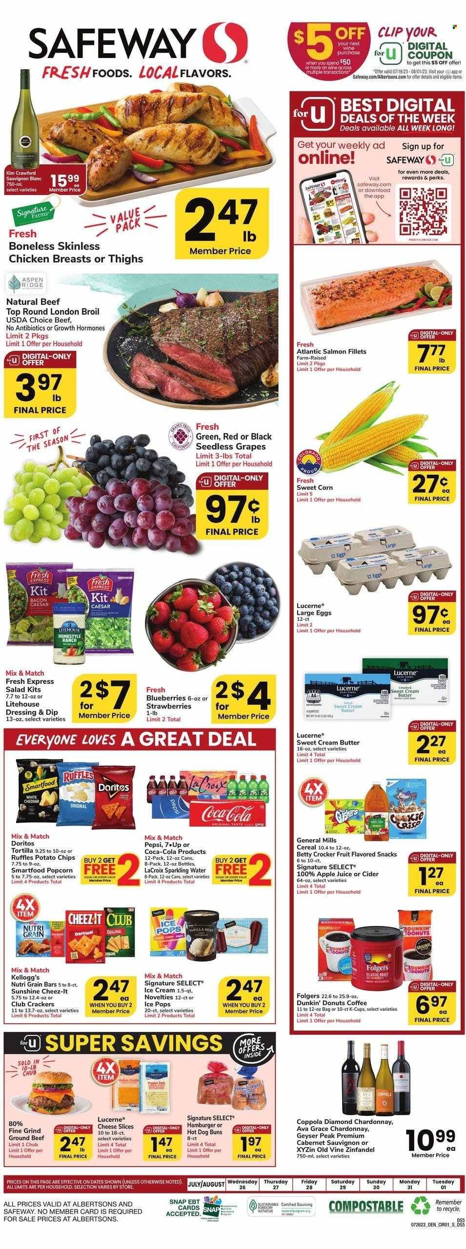Safeway (SD) Weekly Ad Flyer Specials July 26 to August 1, 2023