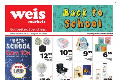 Weis (MD, NY, PA) Weekly Ad Flyer Specials July 20 to August 16, 2023