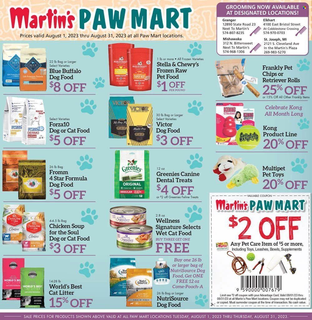 Martin’s (IN, MI) Weekly Ad Flyer Specials August 1 to August 31, 2023