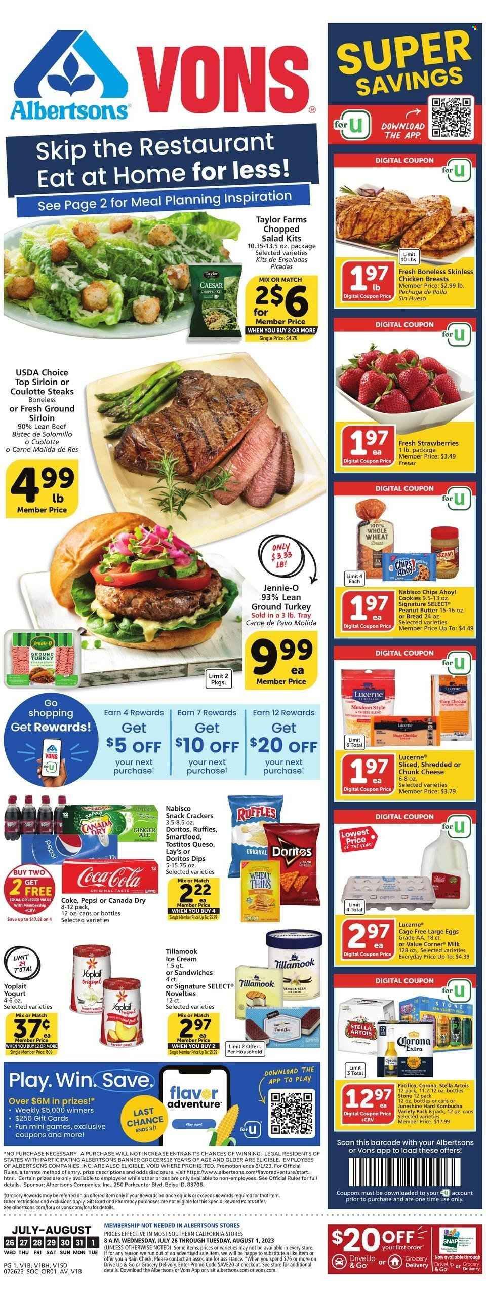 Vons (CA) Weekly Ad Flyer Specials July 26 to August 1, 2023