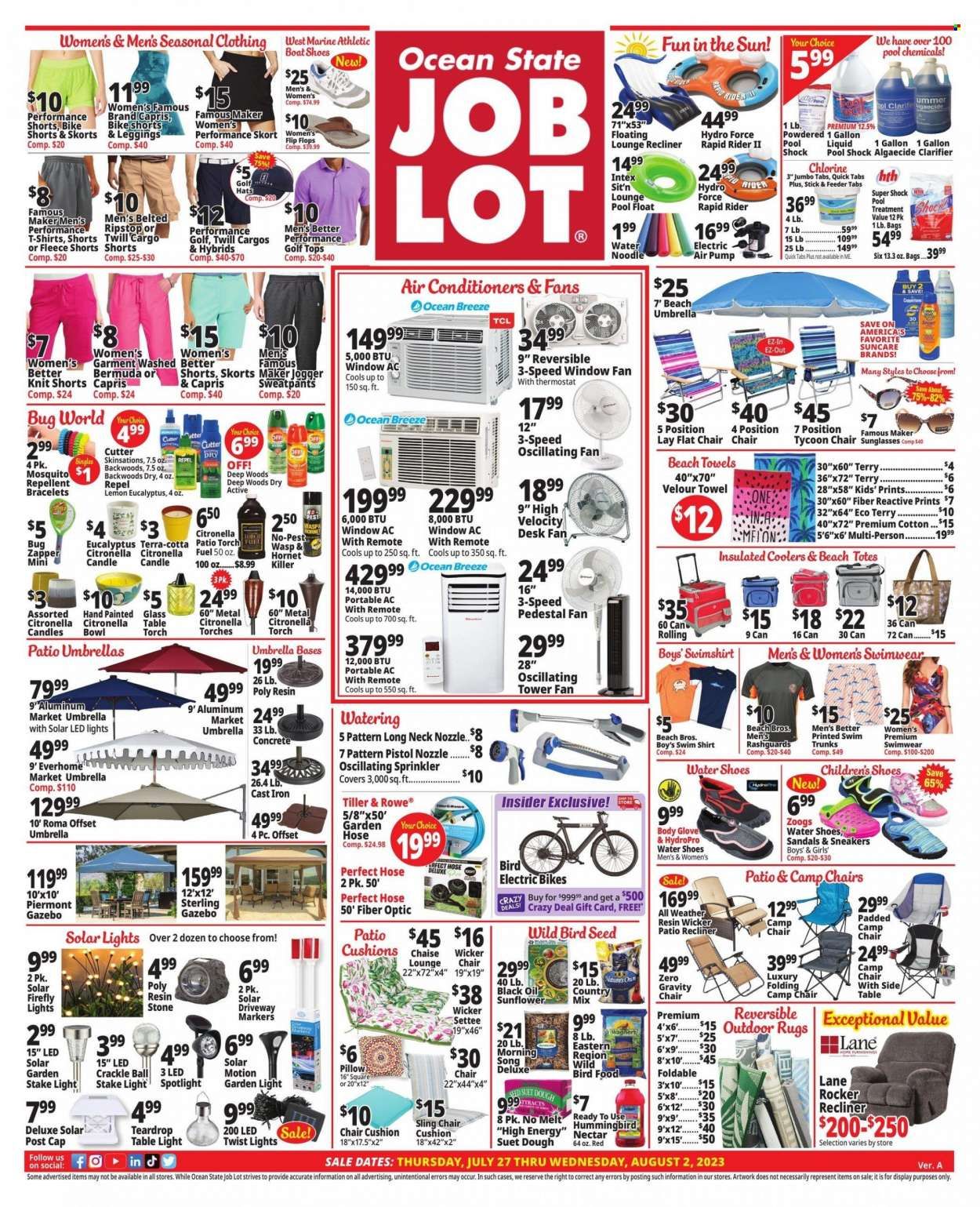 Ocean State Job Lot (CT, MA, ME, NH, NJ, NY, RI, VT) Weekly Ad Flyer Specials July 27 to August 2, 2023