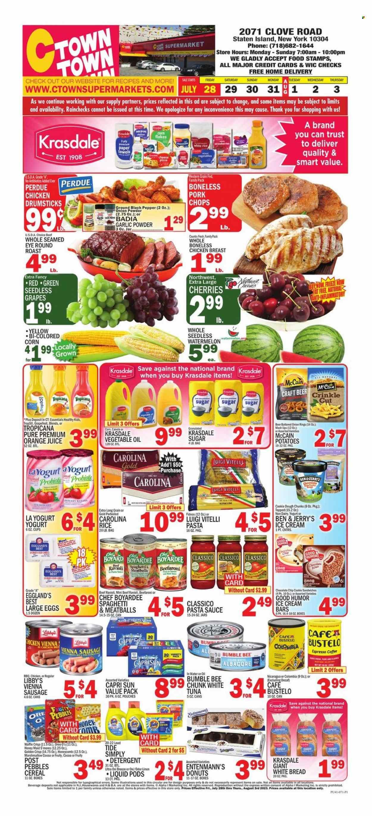 C-Town (CT, FL, MA, NJ, NY, PA) Weekly Ad Flyer Specials July 28 to August 3, 2023