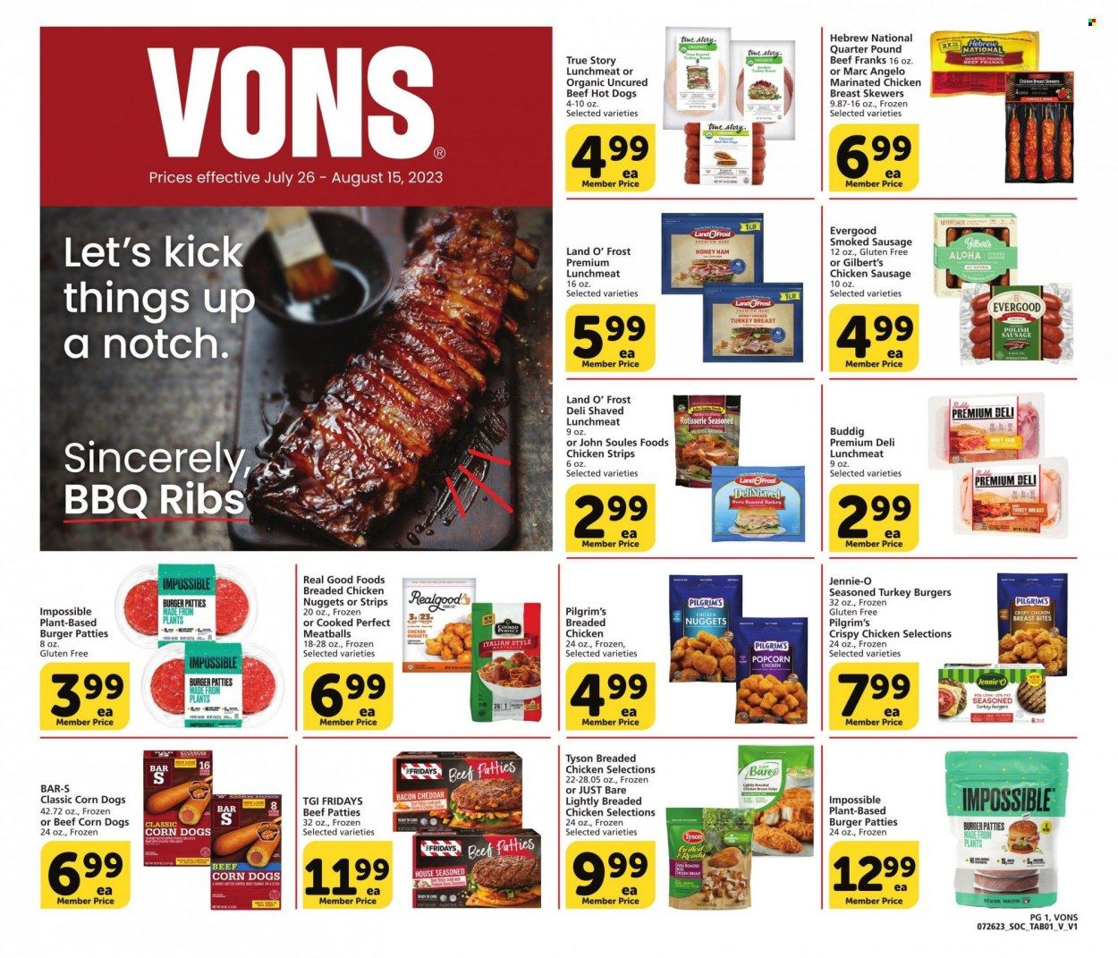 Vons (CA) Weekly Ad Flyer Specials July 26 to August 15, 2023