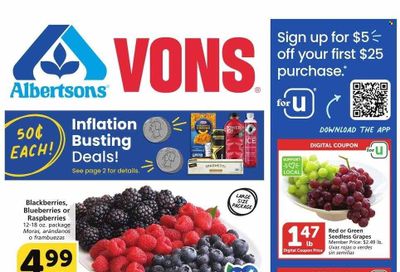 Vons (CA) Weekly Ad Flyer Specials August 2 to August 8, 2023